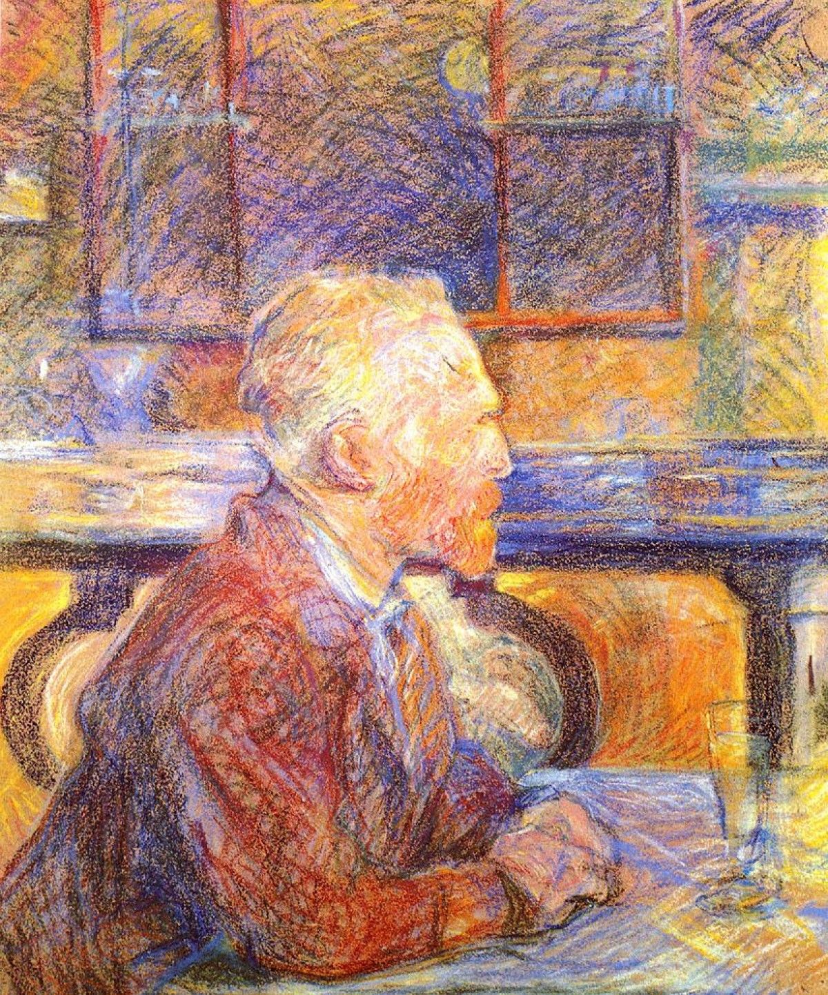 Henri de Toulouse-Lautrec Retrat de Vincent Van Gogh