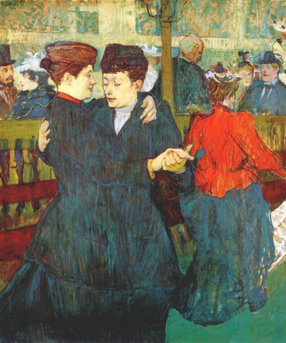Henri de Toulouse-Lautrec Dues dones ballant un vals