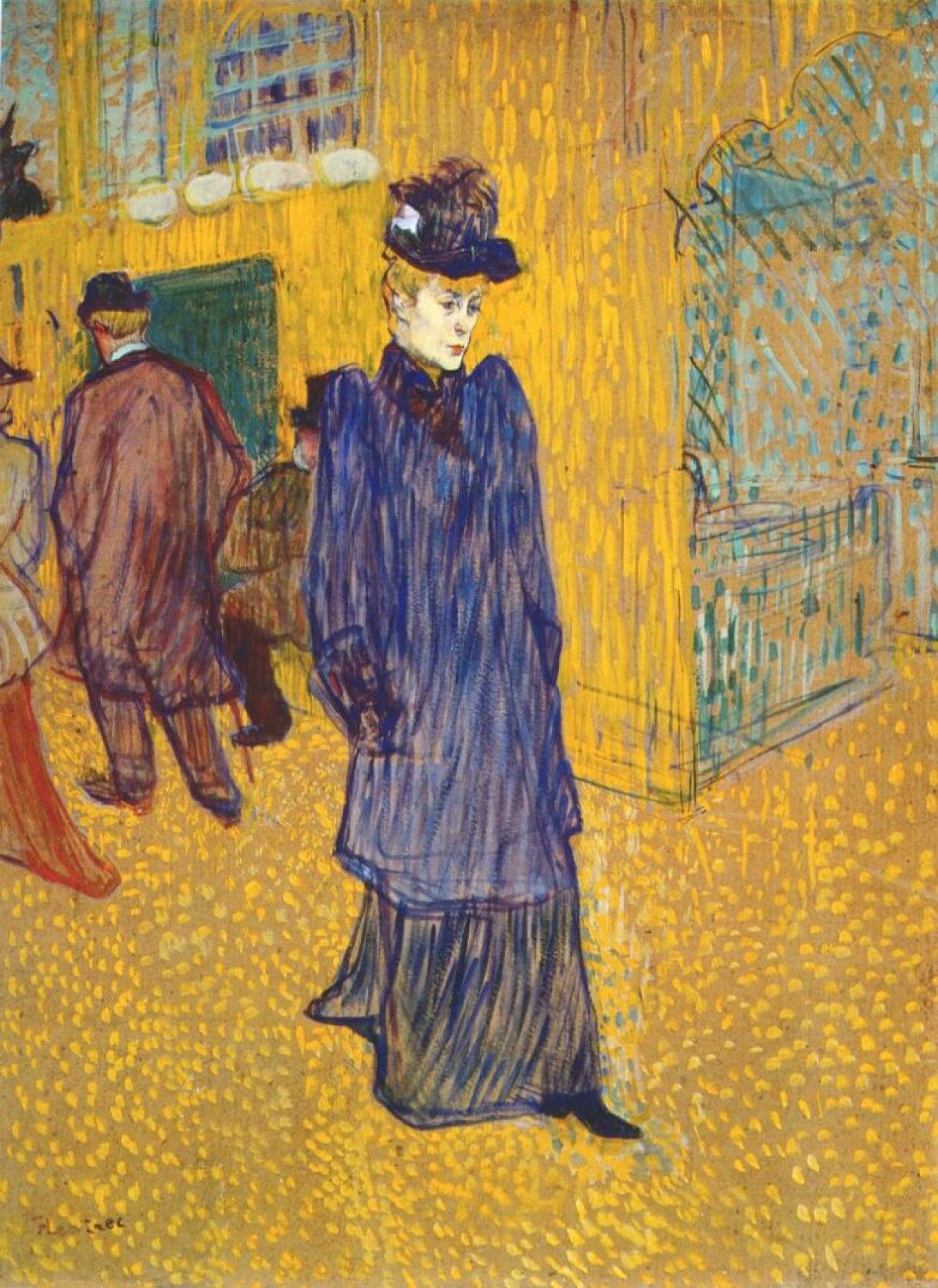 Henri de Toulouse-Lautrec Jane Avril sortint del Moulin Rouge