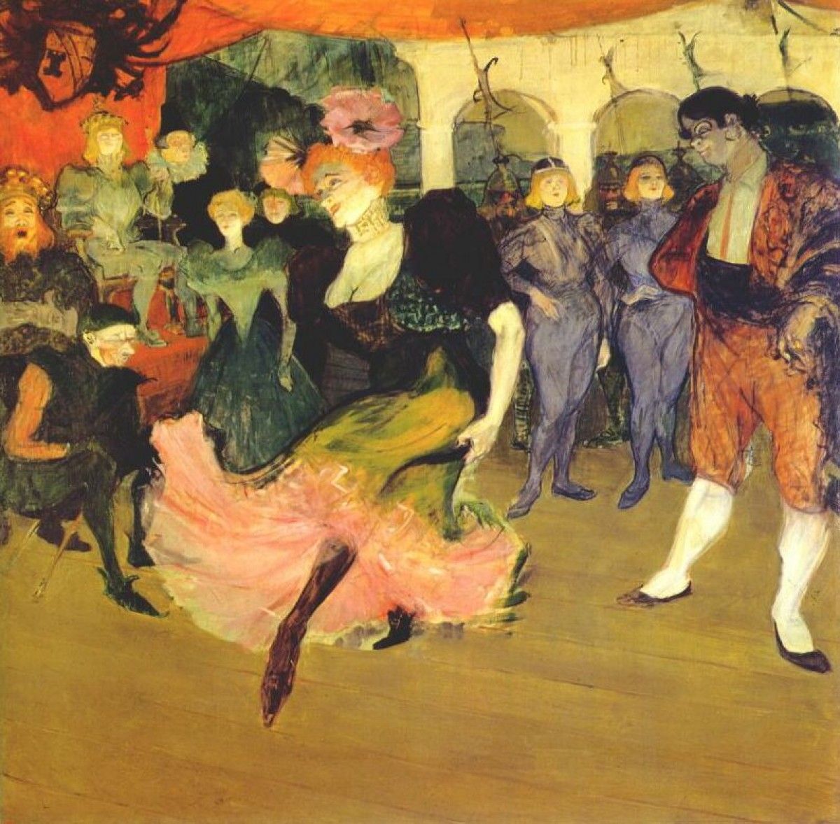 Henri de Toulouse-Lautrec - Marcelle Lender ballant un bolero al Chilperic, 1895 Henri de Toulouse-Lautrec - Marcelle Lender ballant un bolero al Chilperic