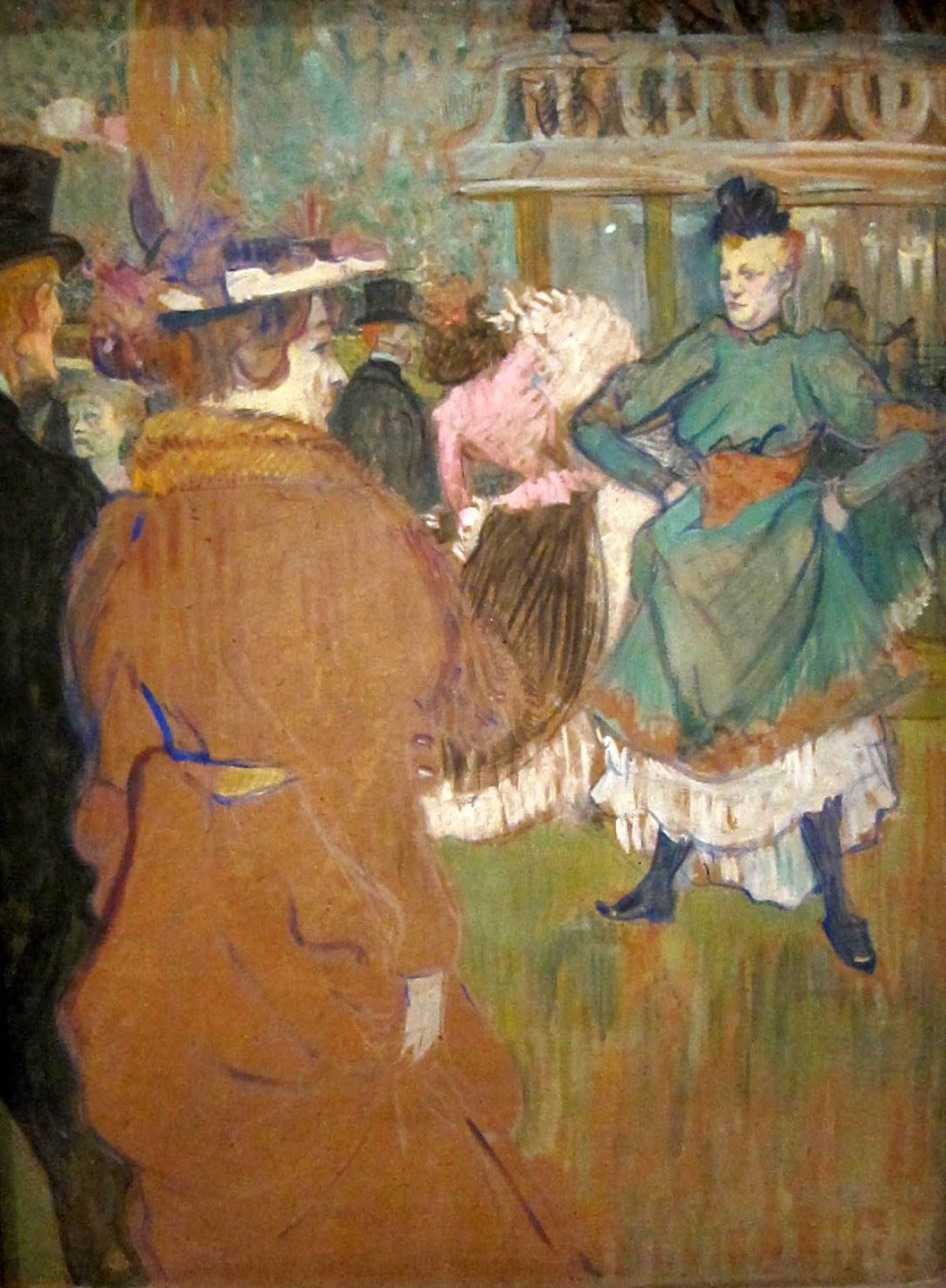 Henri de Toulouse-Lautrec Contradansa al Moulin Rouge