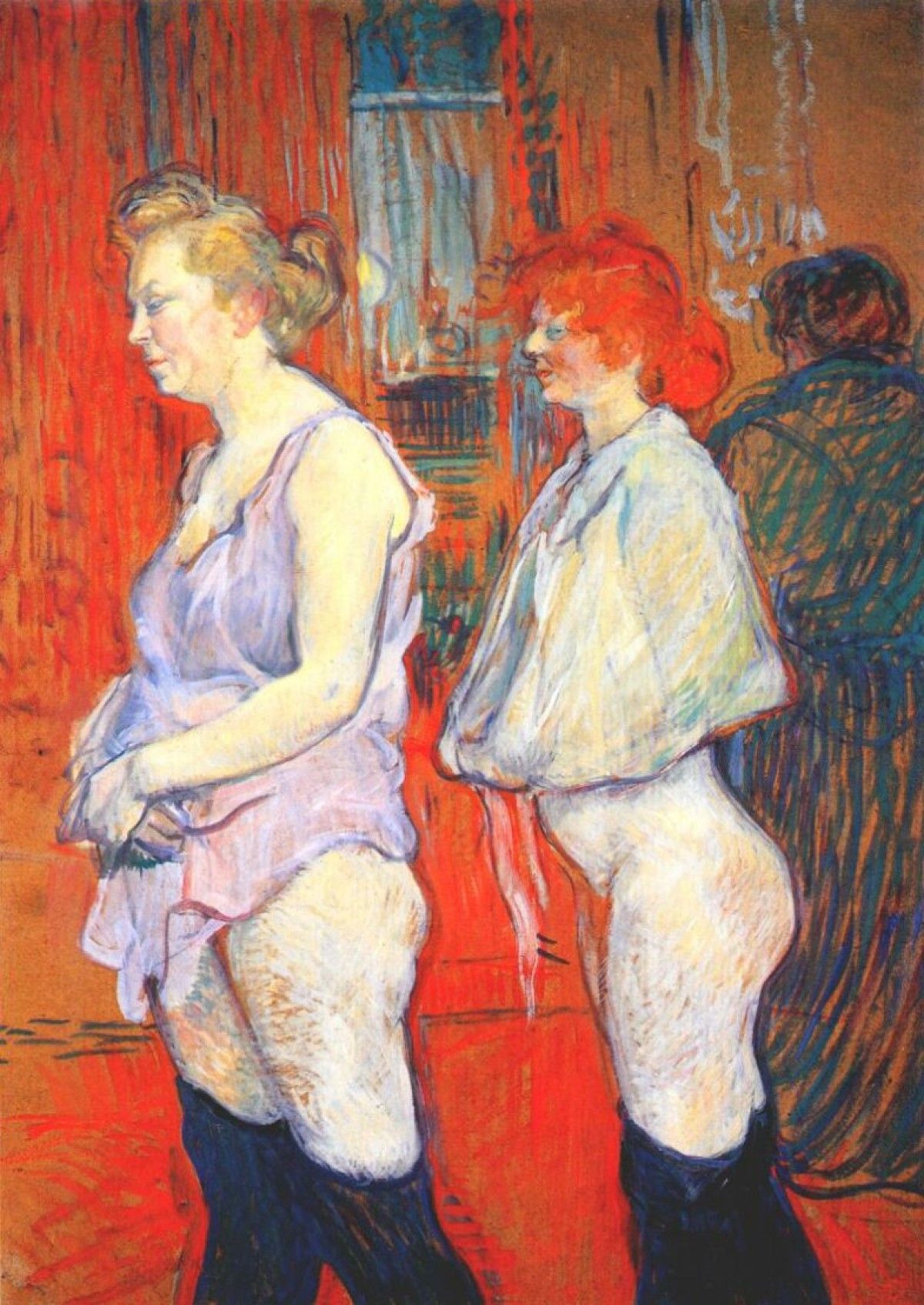 Henri de Toulouse-Lautrec Inspecció mèdica a Rue des Moulins