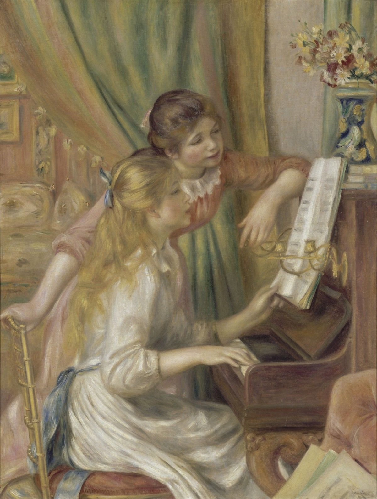 Noies al piano, 1892 Noies al piano, 1892
