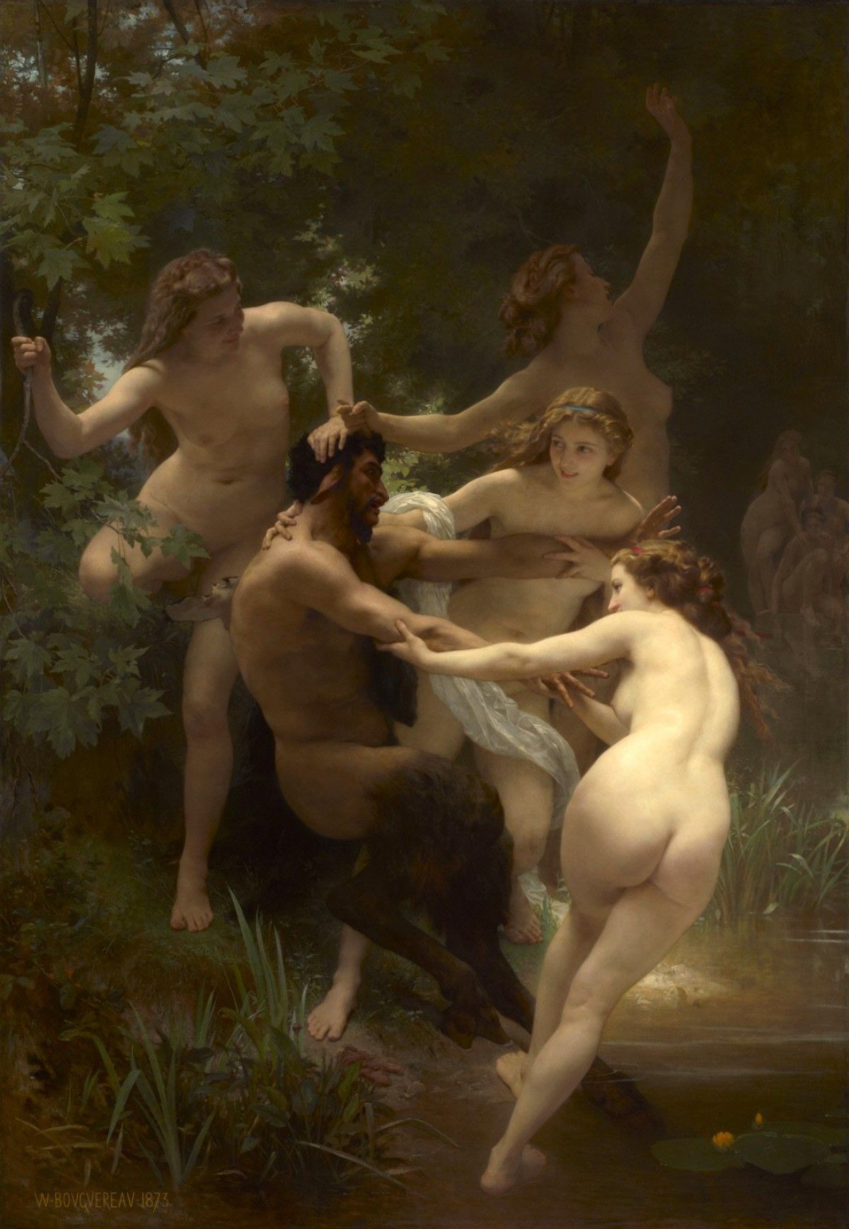 Nimfes i sàtir, 1873 Nimfes i sàtir, 1873