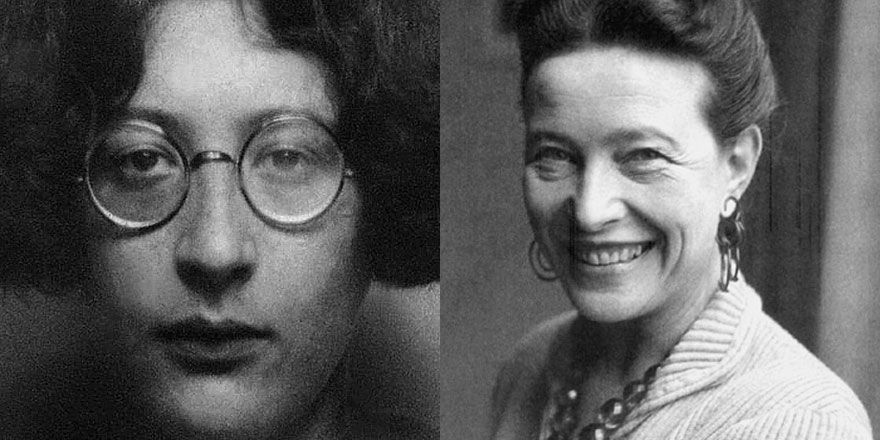 Simone Weil i Simone de Beauvoir Foto: Domini públic