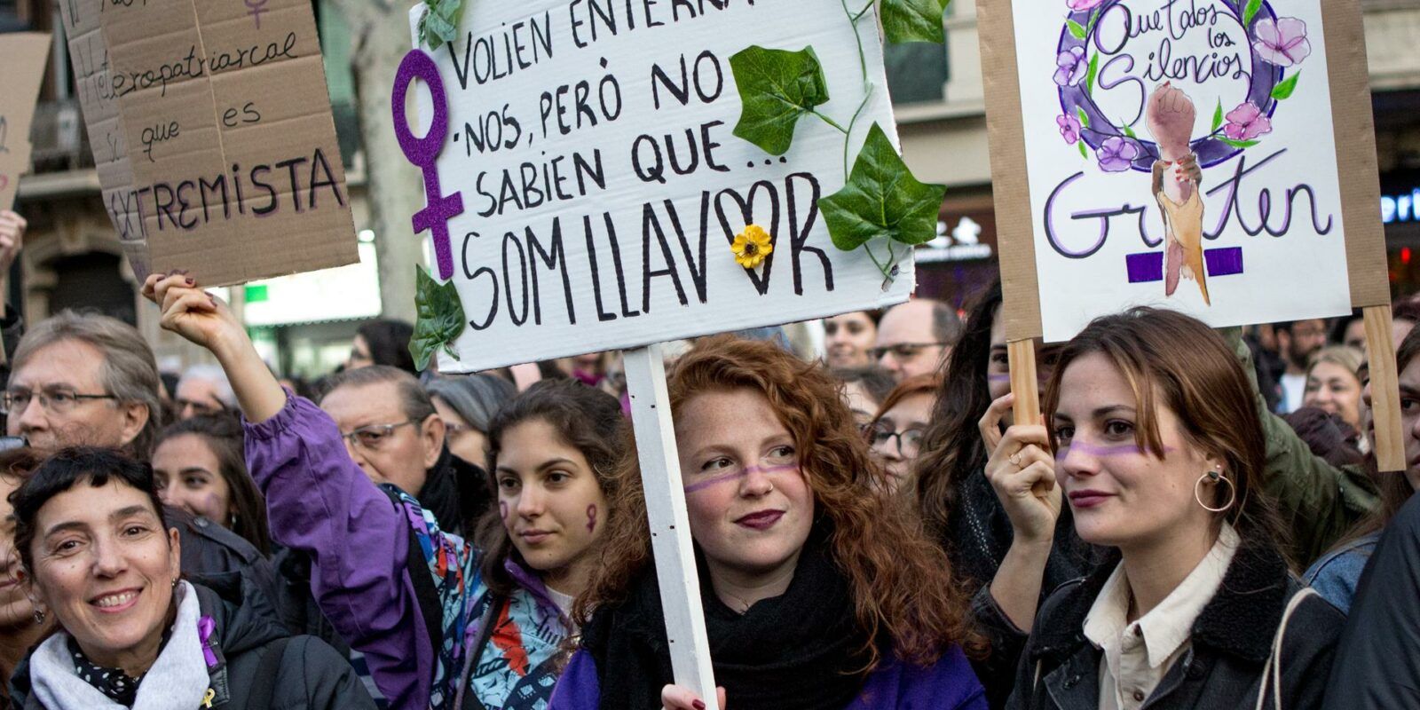 Manifestació del 8-M a Catalunya