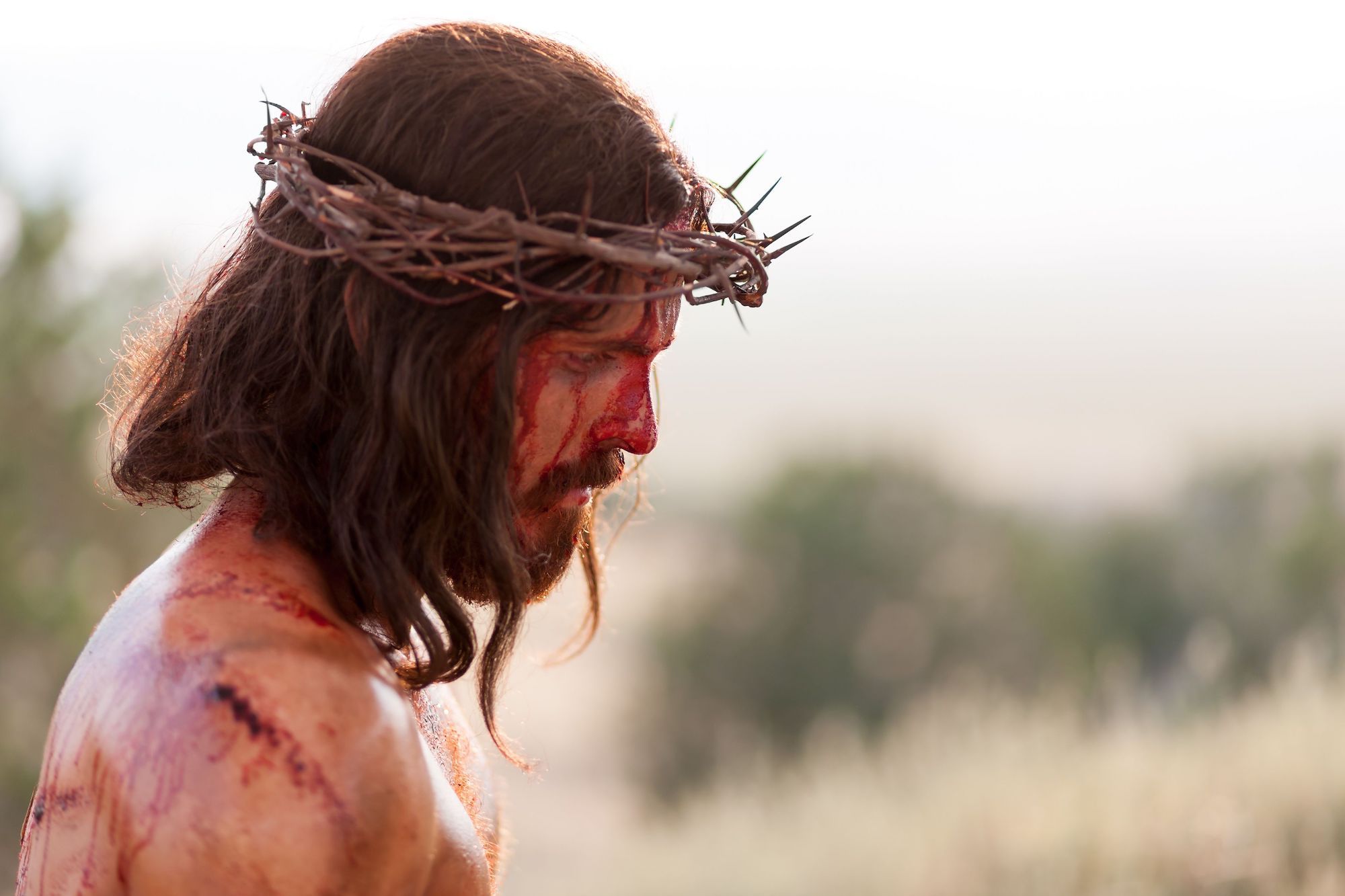 Imatge de Jesús a la creu.