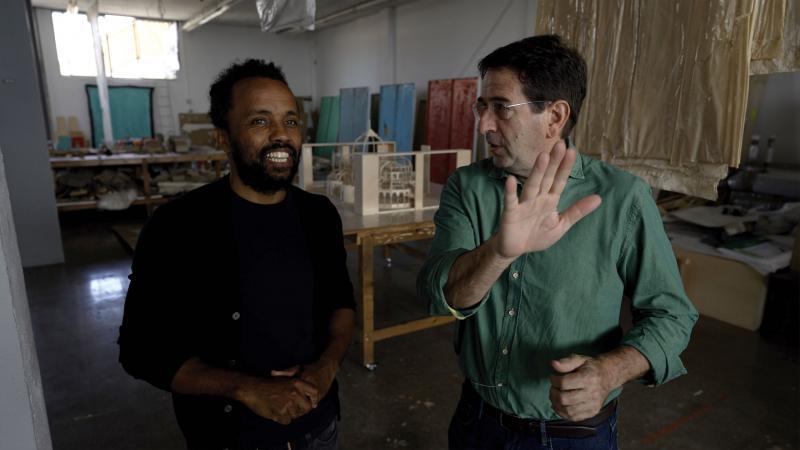 Ignasi Aballí visita a Carlos Bunga als nous episodis d’A l’estudi.