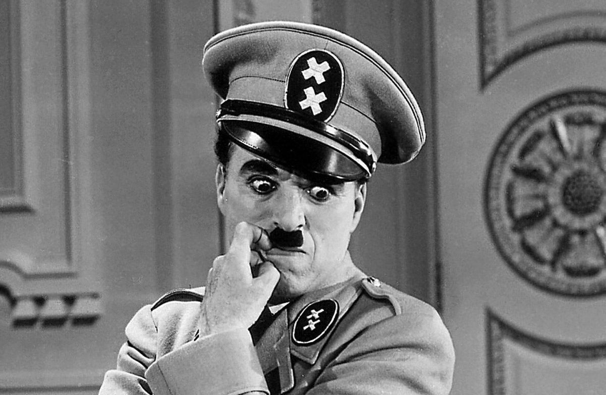 Fotograma de la pel·lícula «El gran dictador».