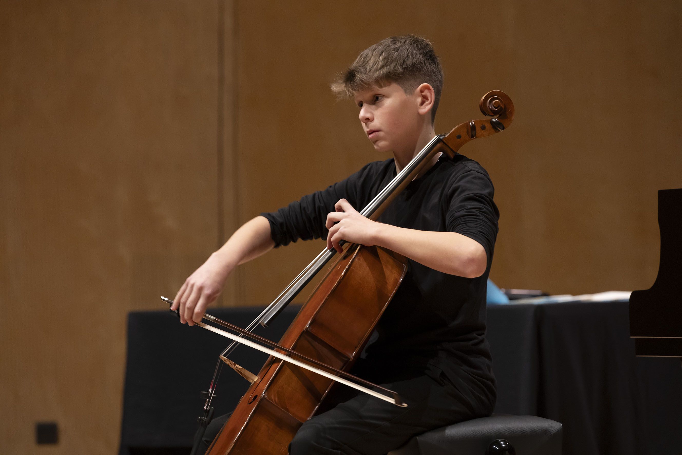 Gabriel Tomàs Rodríguez, Premi BBVA  de Música al Talent Individual – categoria aleví. Foto: Fundació Antigues Caixes Catalanes