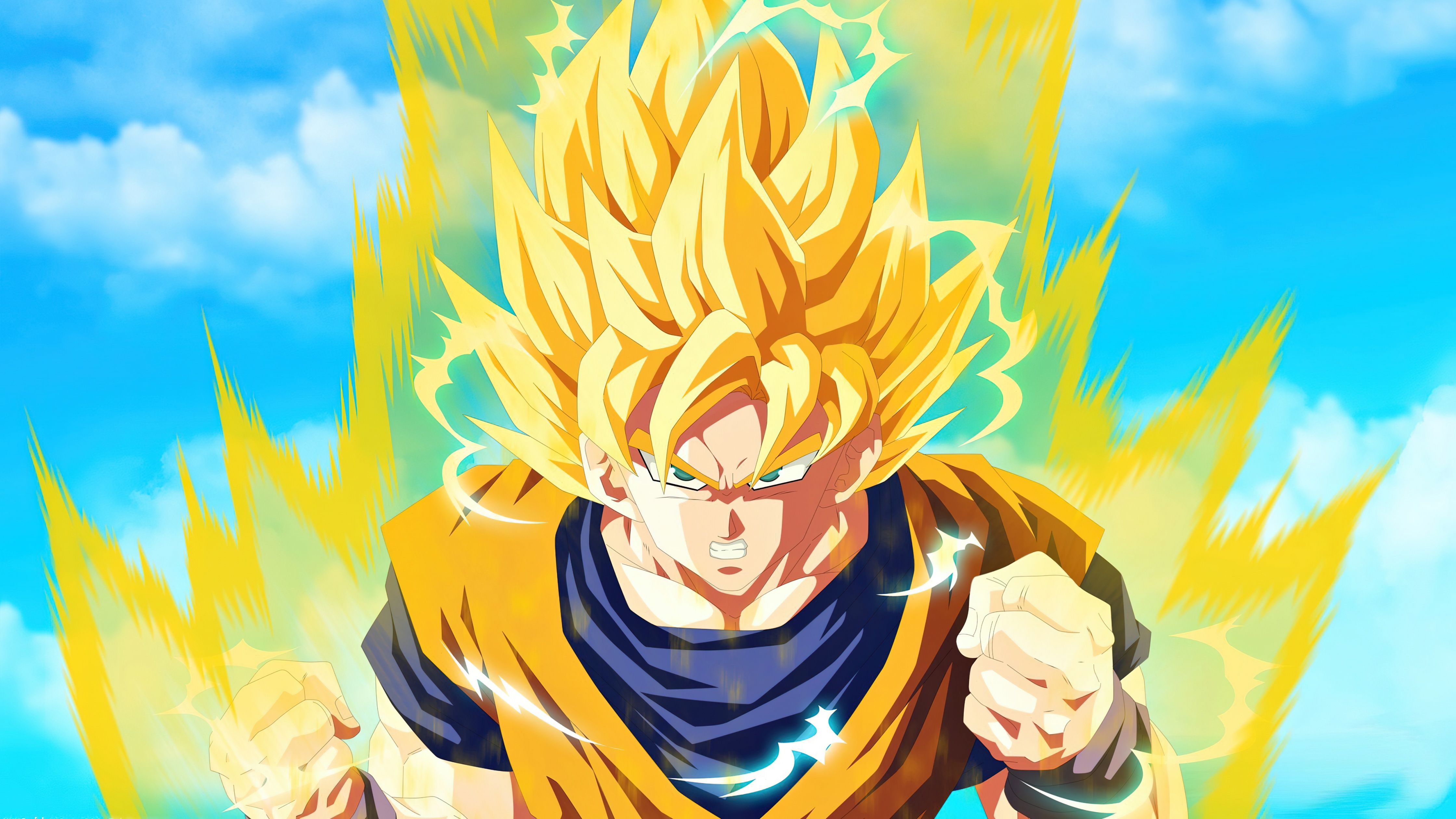 Goku, en mode Super Saiyan 