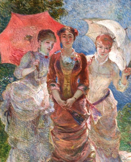 Tres dones amb para sol, 1880 Tres dones amb para sol, 1880