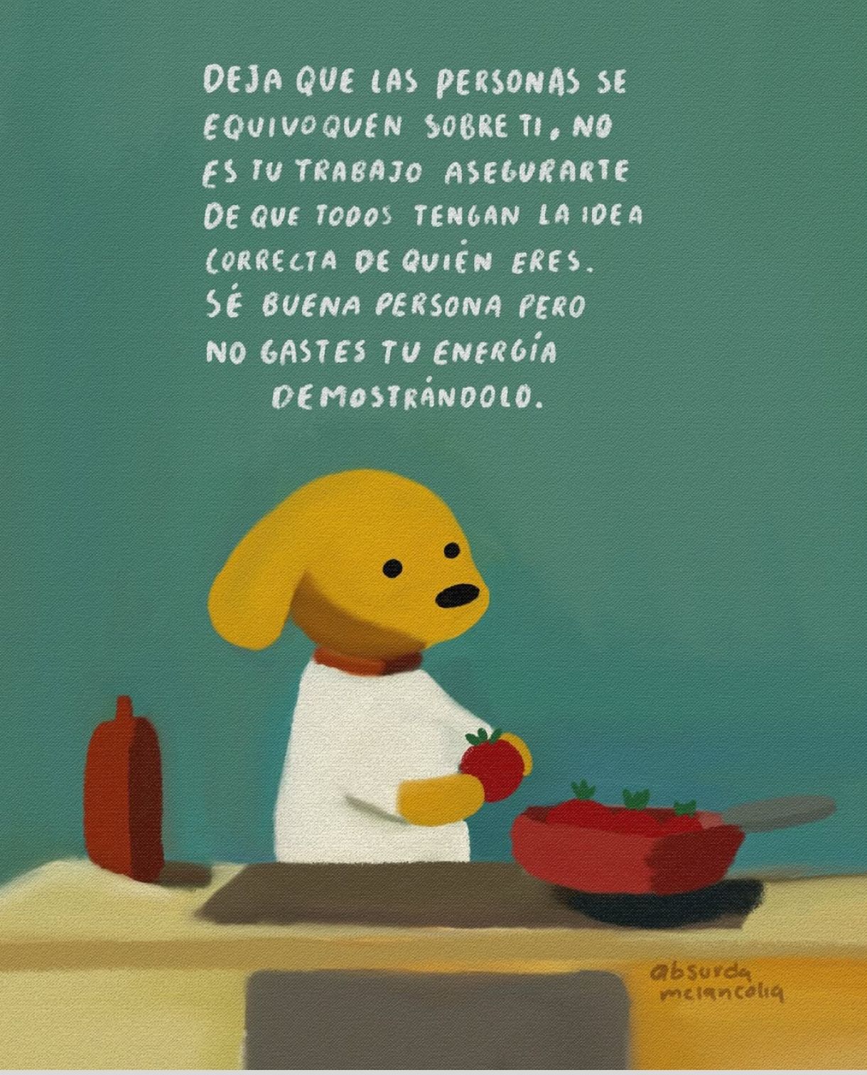 Una vinyeta d'Absurda melancolia.