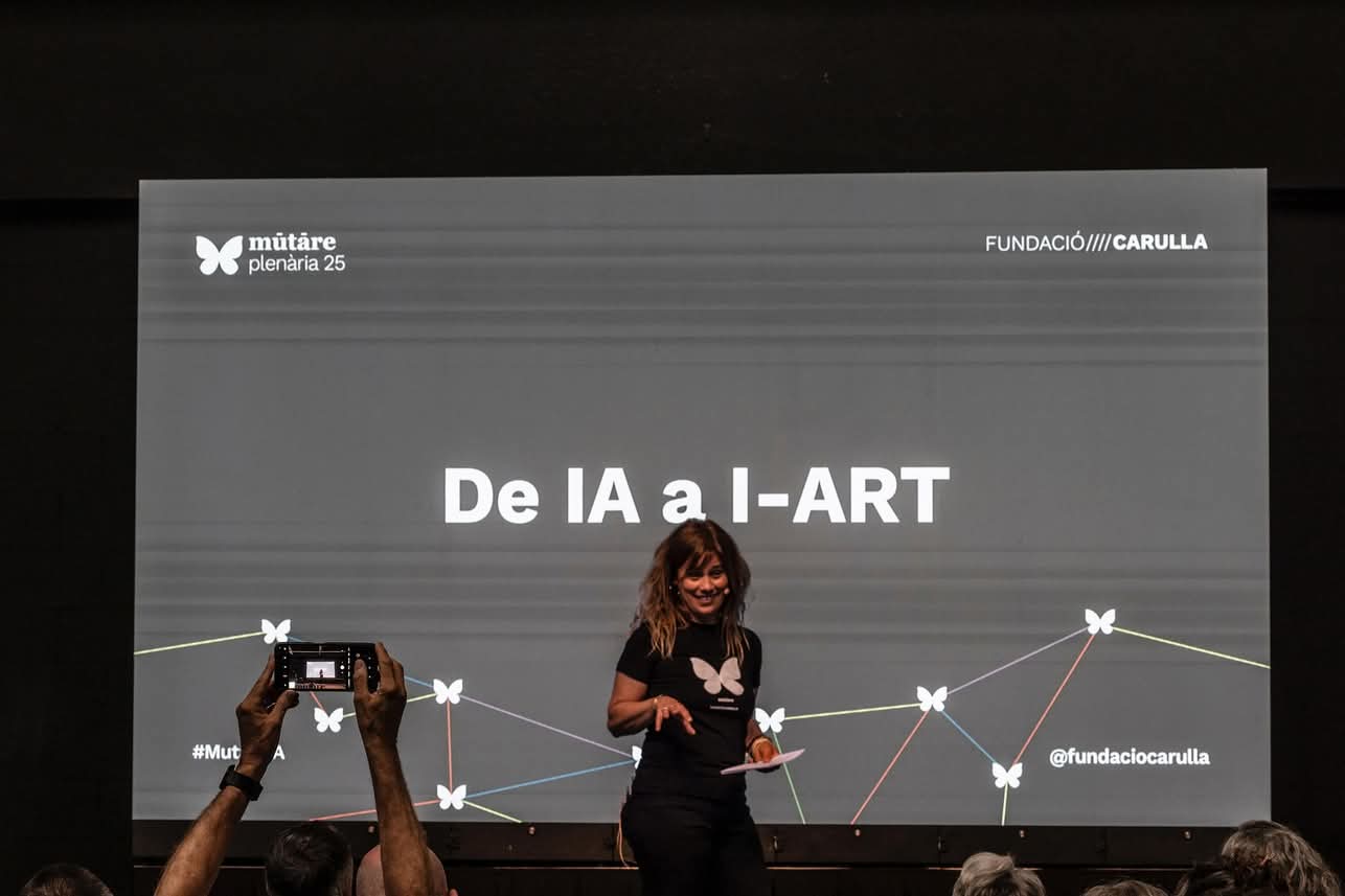 Marta Esteve a les jornades Mutare dedicades a la intel·ligència artificial