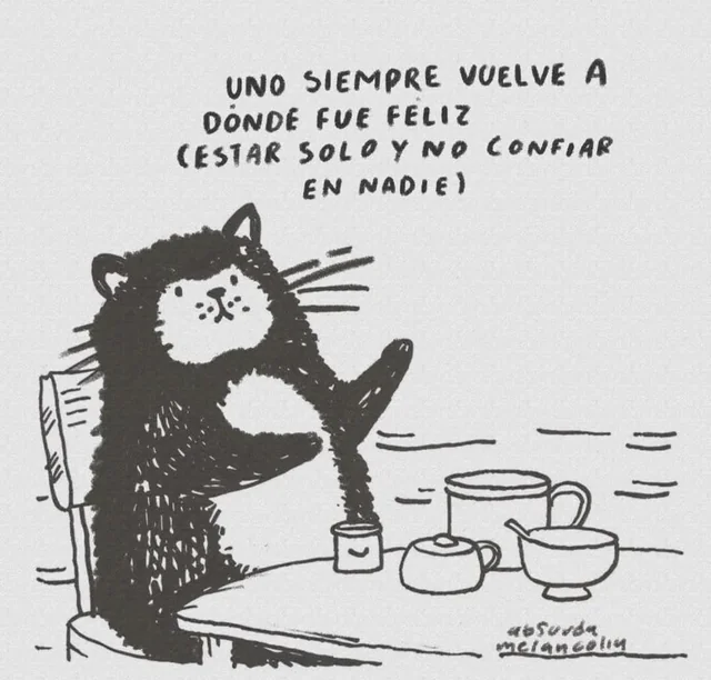 Una vinyeta d'Absurda melancolia.