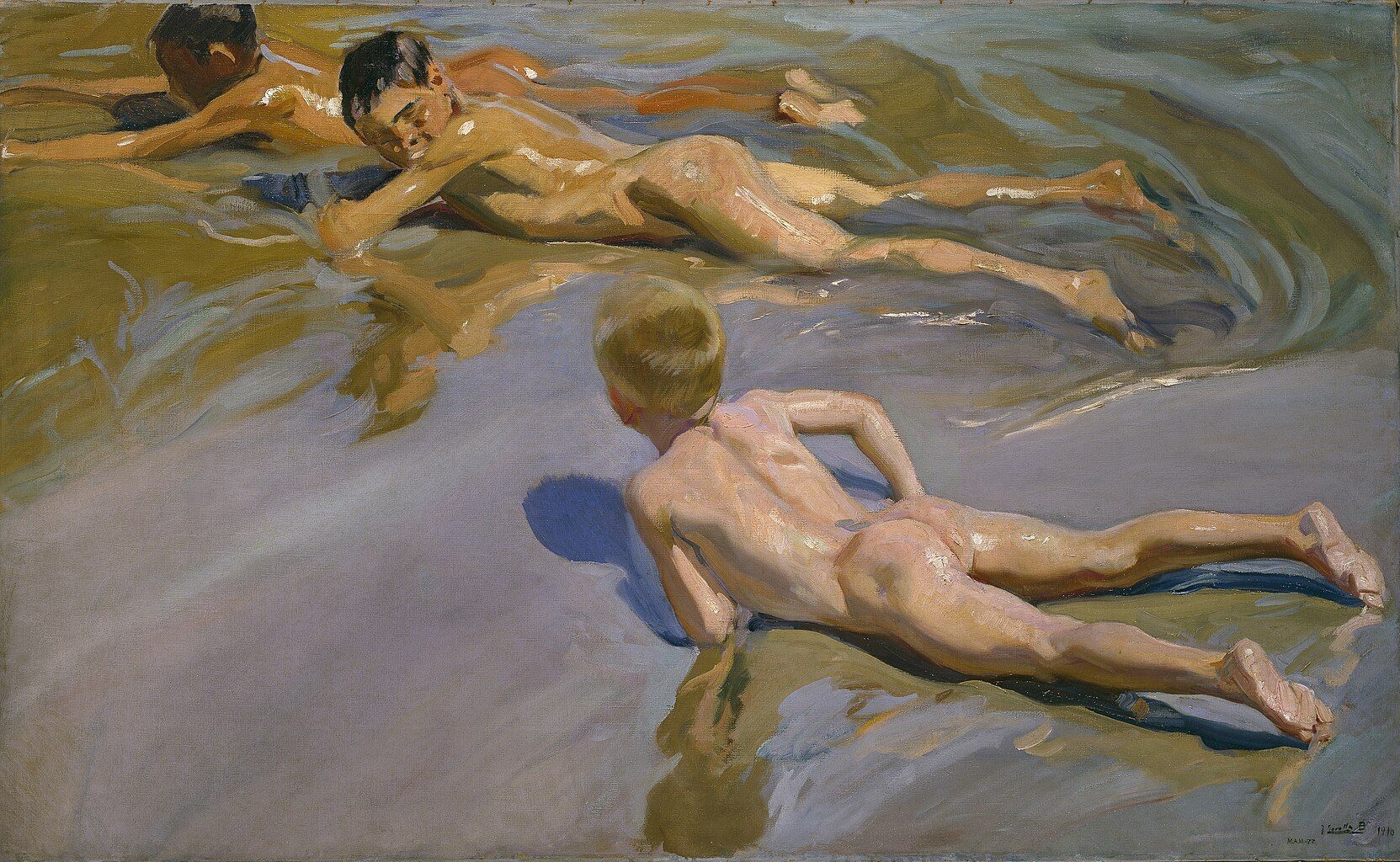 "Nens a la platja", Sorolla "Nens a la platja", Sorolla