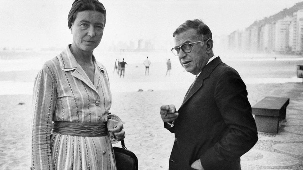 Quan Simone va conèixer Sartre