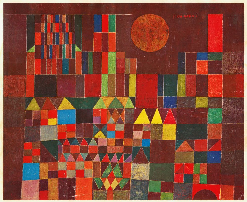 Paul klee castle and sun Paul klee castle and sun