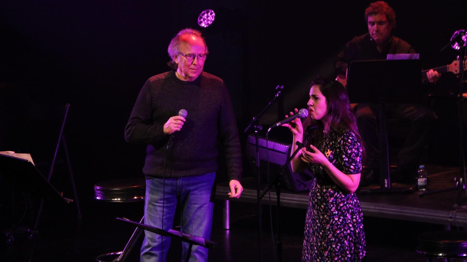 Gemma Humet i Joan Manuel Serrat