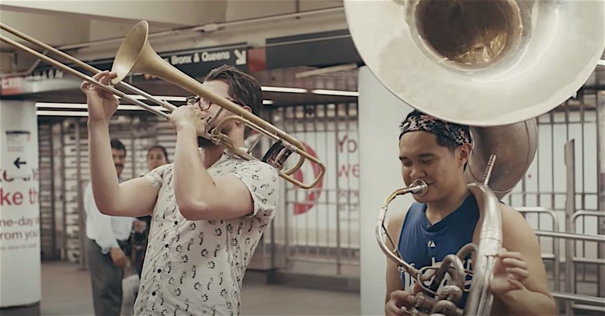 "Stand by me", al metro