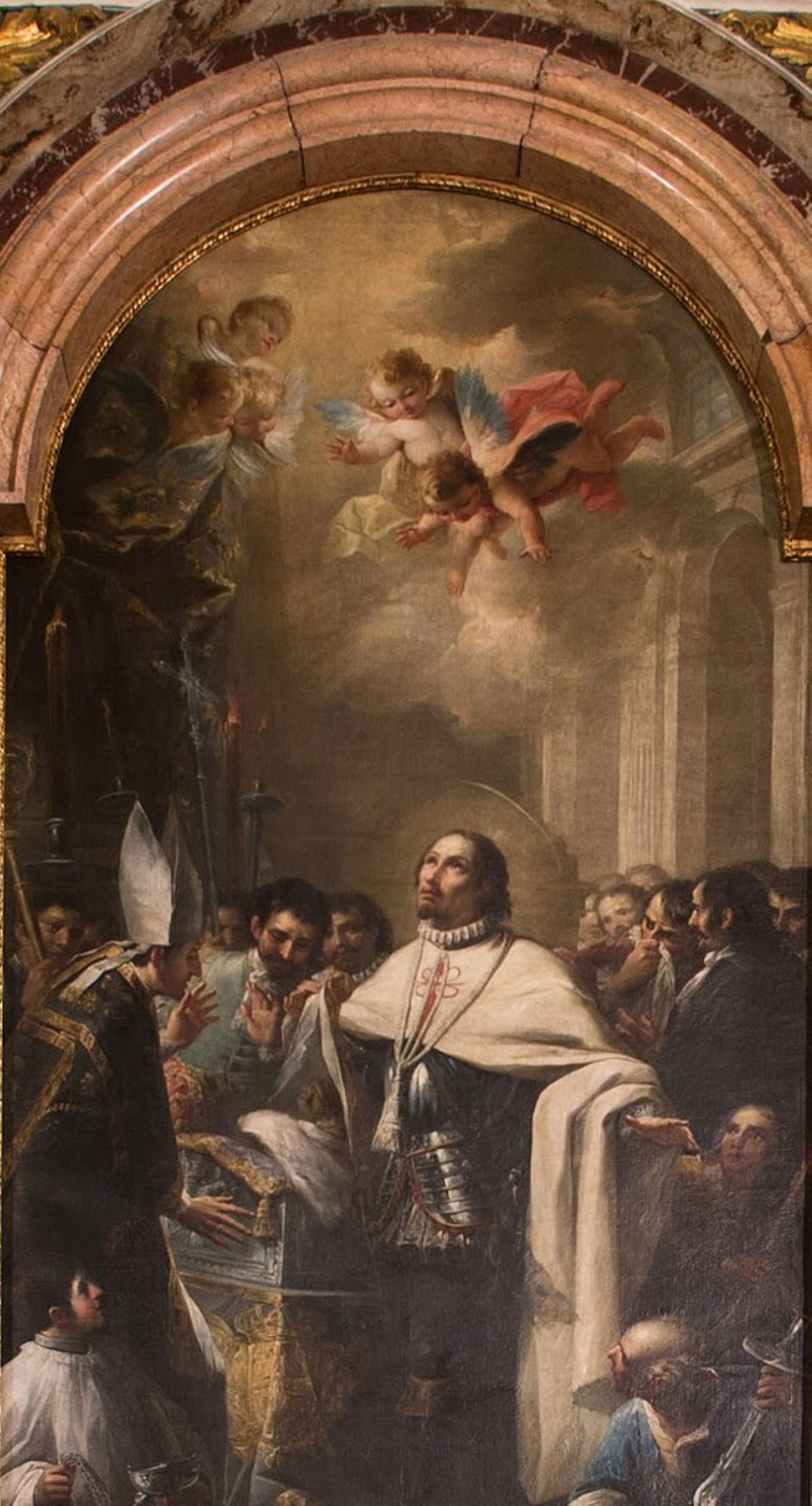 "Sant Francesc de Borja davant del cadàver de l’emperadriu Isabel", de Mariano Salvador Maella (1787)