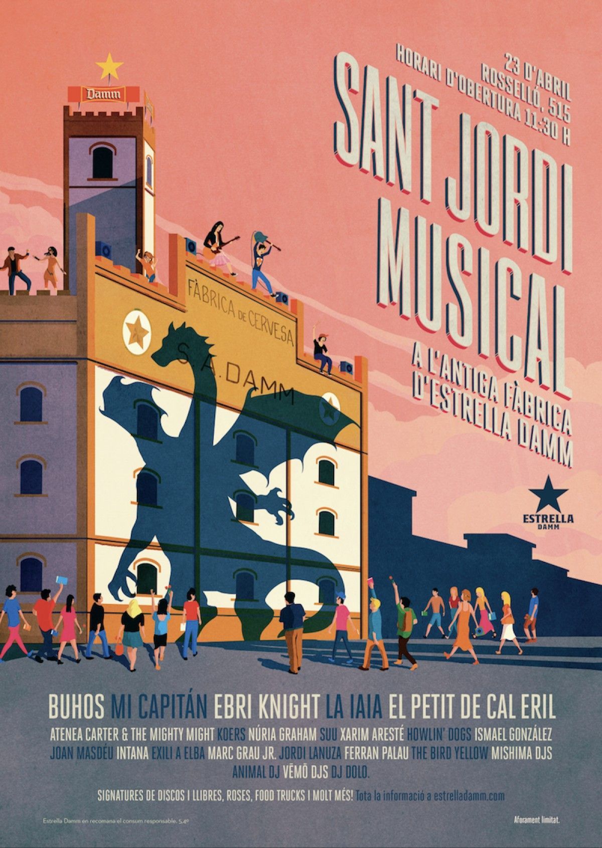Cartell "Sant Jordi Musical" 2018