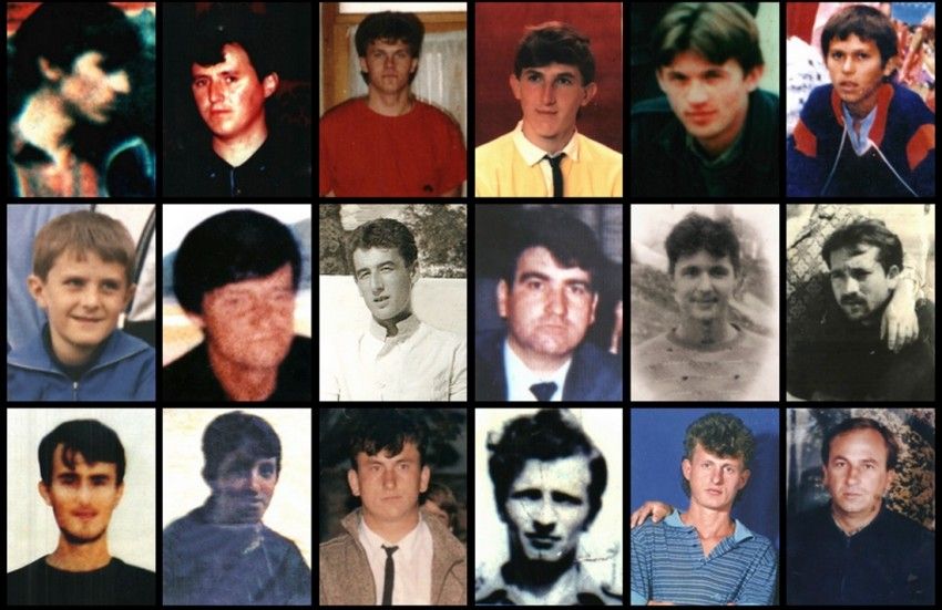 "The faces of Srebrenica"