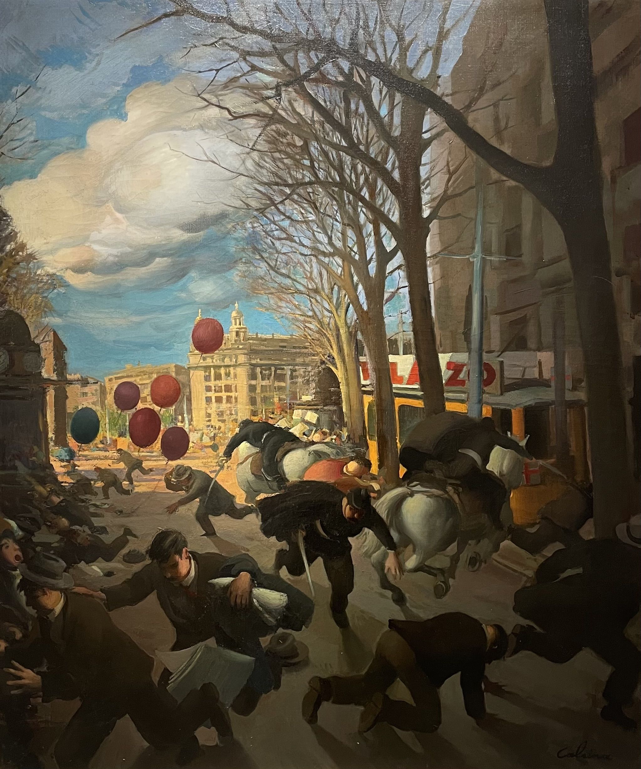 "Càrrega" 1930, de l'exposició "Misèries humanes" de Ramon Calsina "Càrrega" 1930, de l'exposició "Misèries humanes" de Ramon Calsina