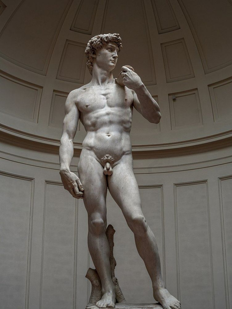 1 Michelangelo's David right view 2