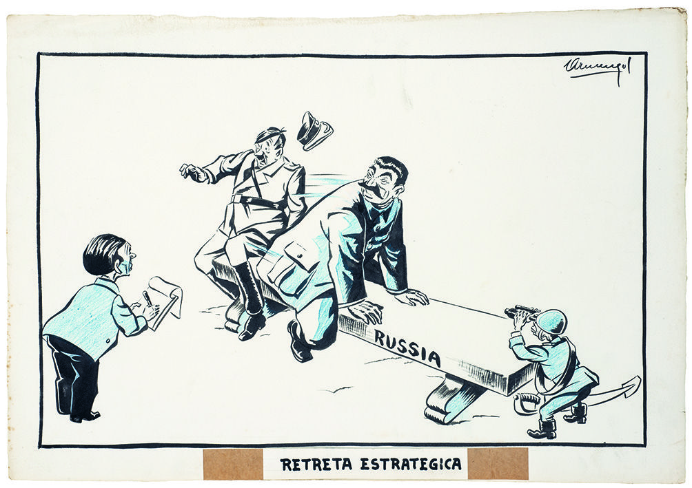 4. Mario Armengol, Retreta estratégica. Col·lecció Família Armengol Gasull (2)