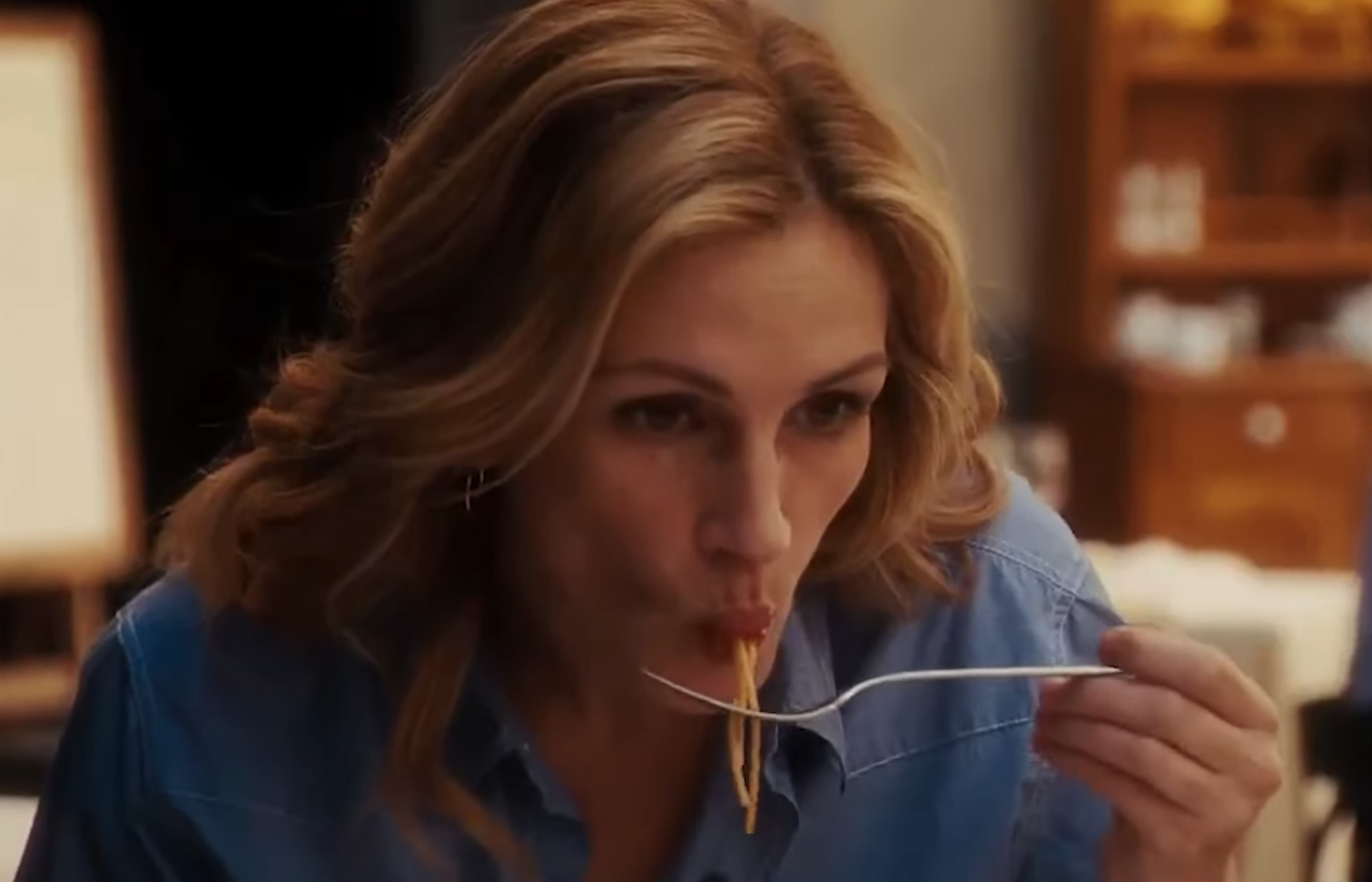 Julia Roberts a la pel·lícula «Menja, resa, estima»
