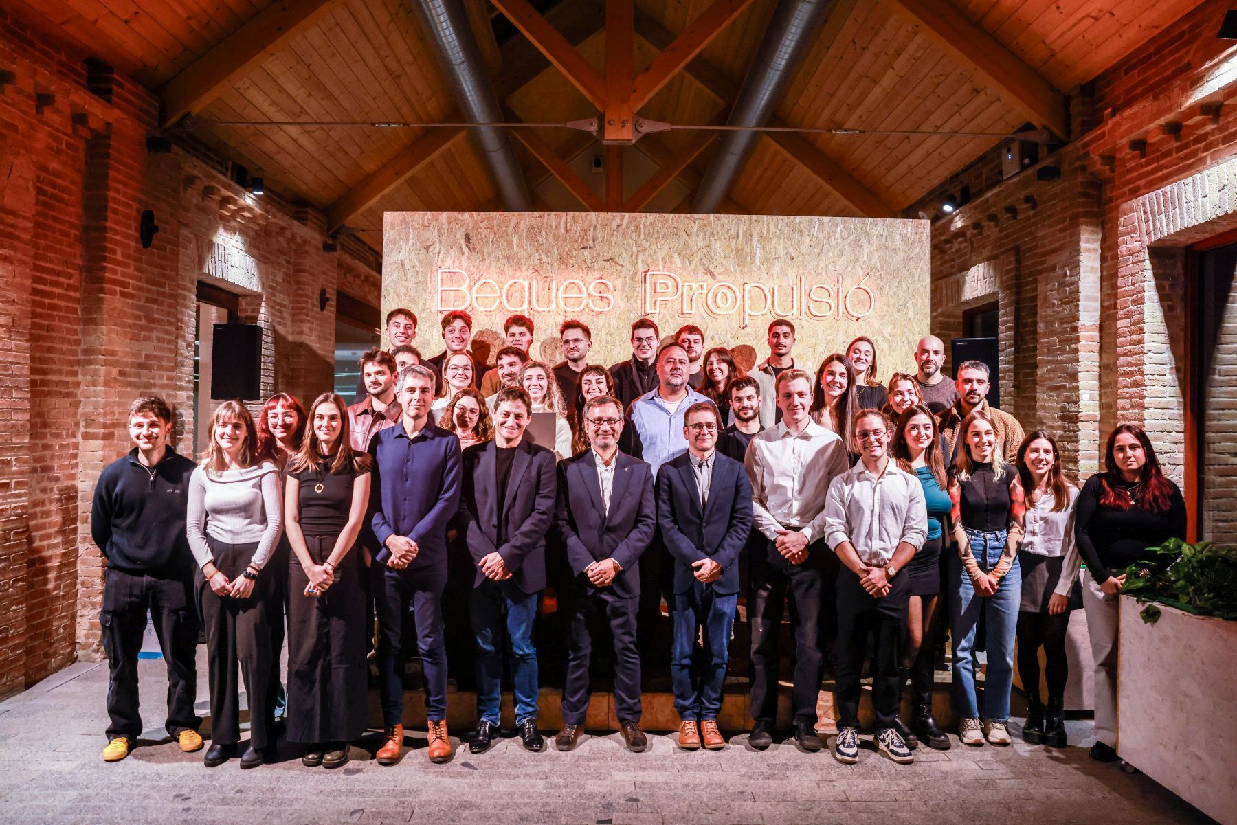 Acte de lliurament Beques Propulsió