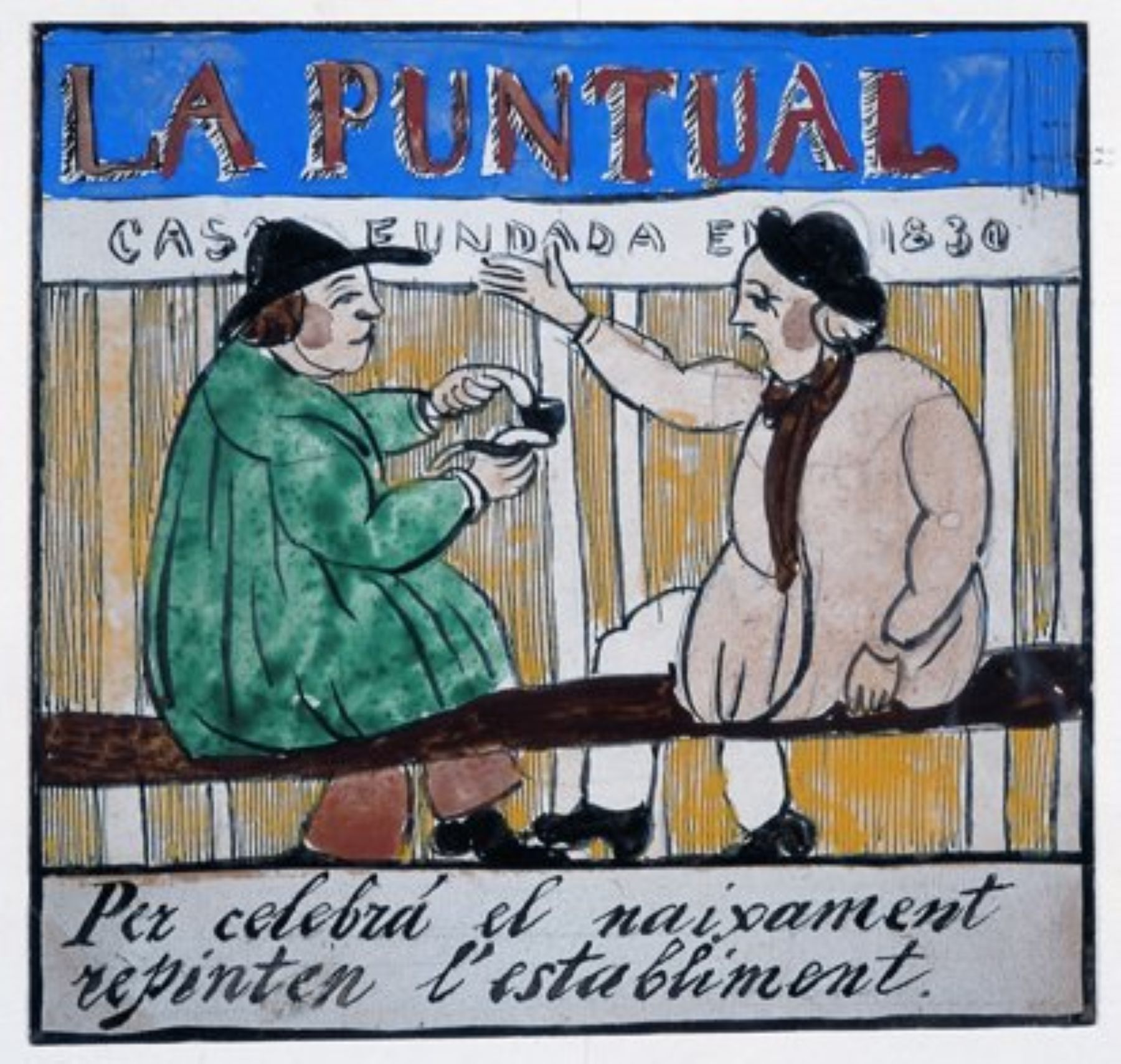 L’Auca del senyor Esteve, amb dibuixos de Ramon Casas i rodolins de Gabriel Alomar, 1907. Dibuix a llapis grafit, tinta, aiguada, aquarel-la, guaix i pastel sobre paper 14,5×14,5Cm (cada dibuix). Museu del Cau Ferrat, Sitges. Col-lecció Santiago Rusiñol, núm. inv. 30.228-30.251 © Arxiu Fotogràfic del Consorci del Patrimoni de Sitges.