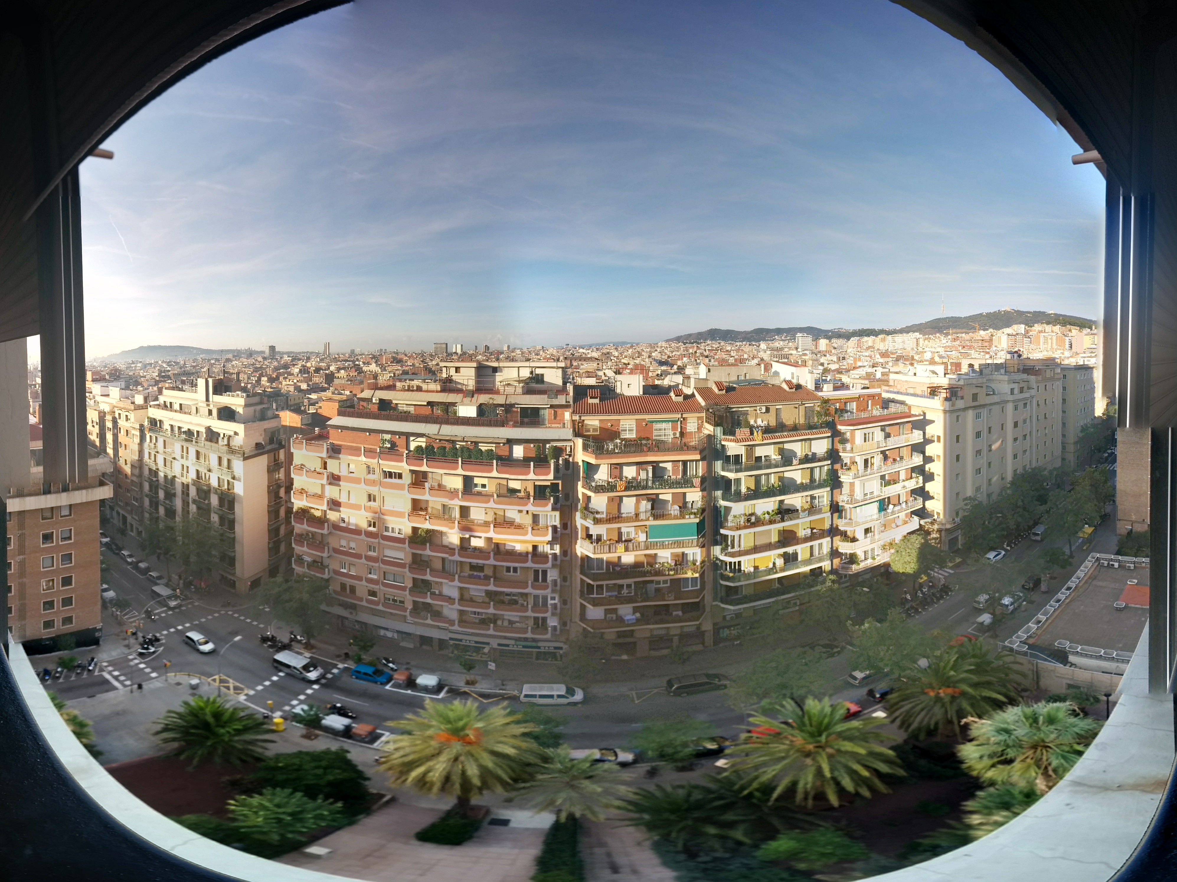 Així era el 2017 la vista des de l'edifici on va créixer l'autora d'aquest dietari. Foto: Carlota Gurt