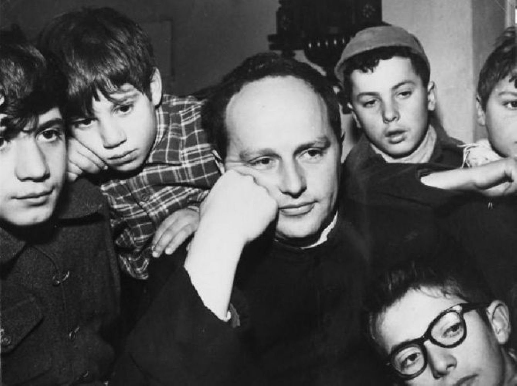 Lorenzo Milani amb els seus alumnes