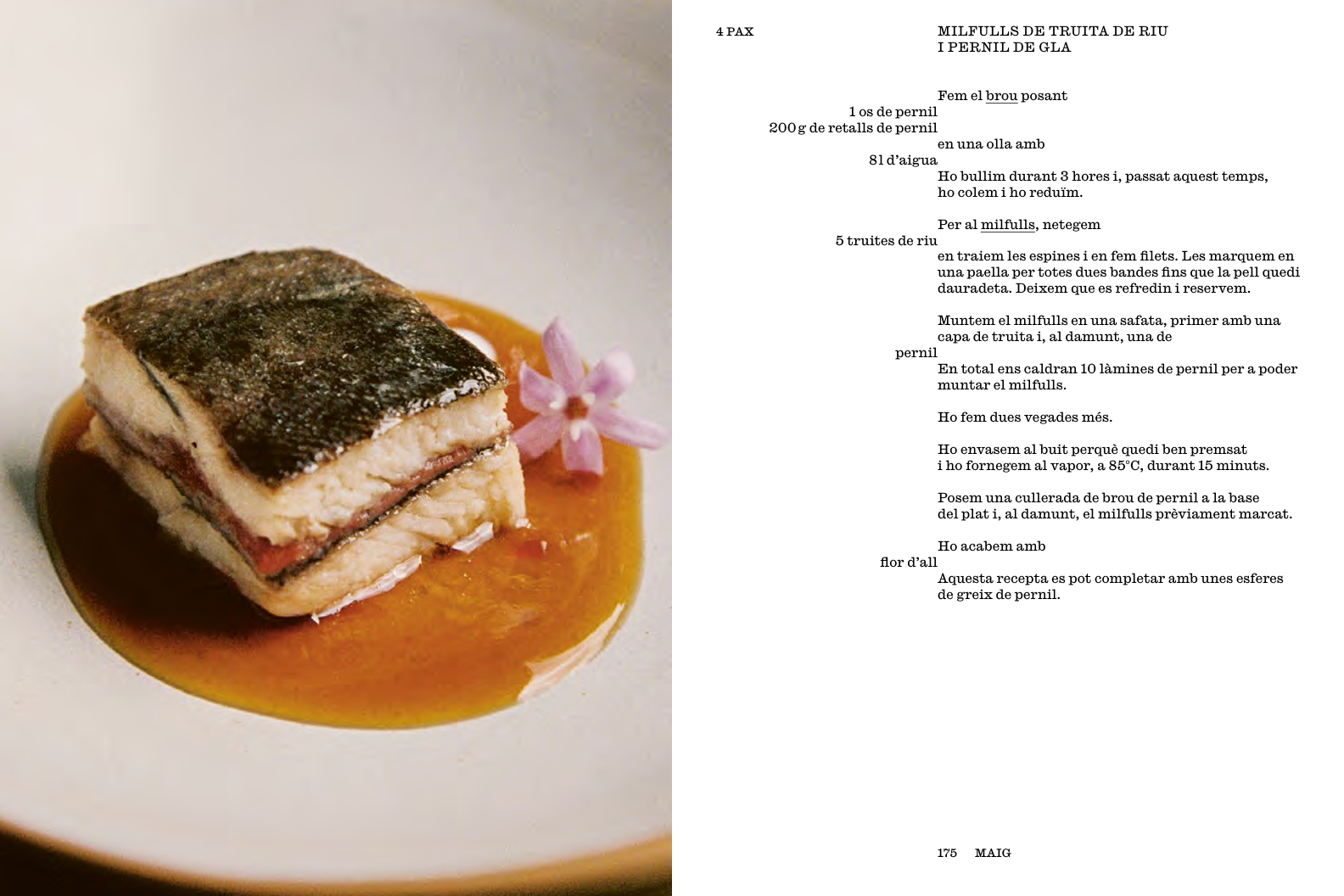 "Milfulls de truita de riu", del llibre Natura Viva