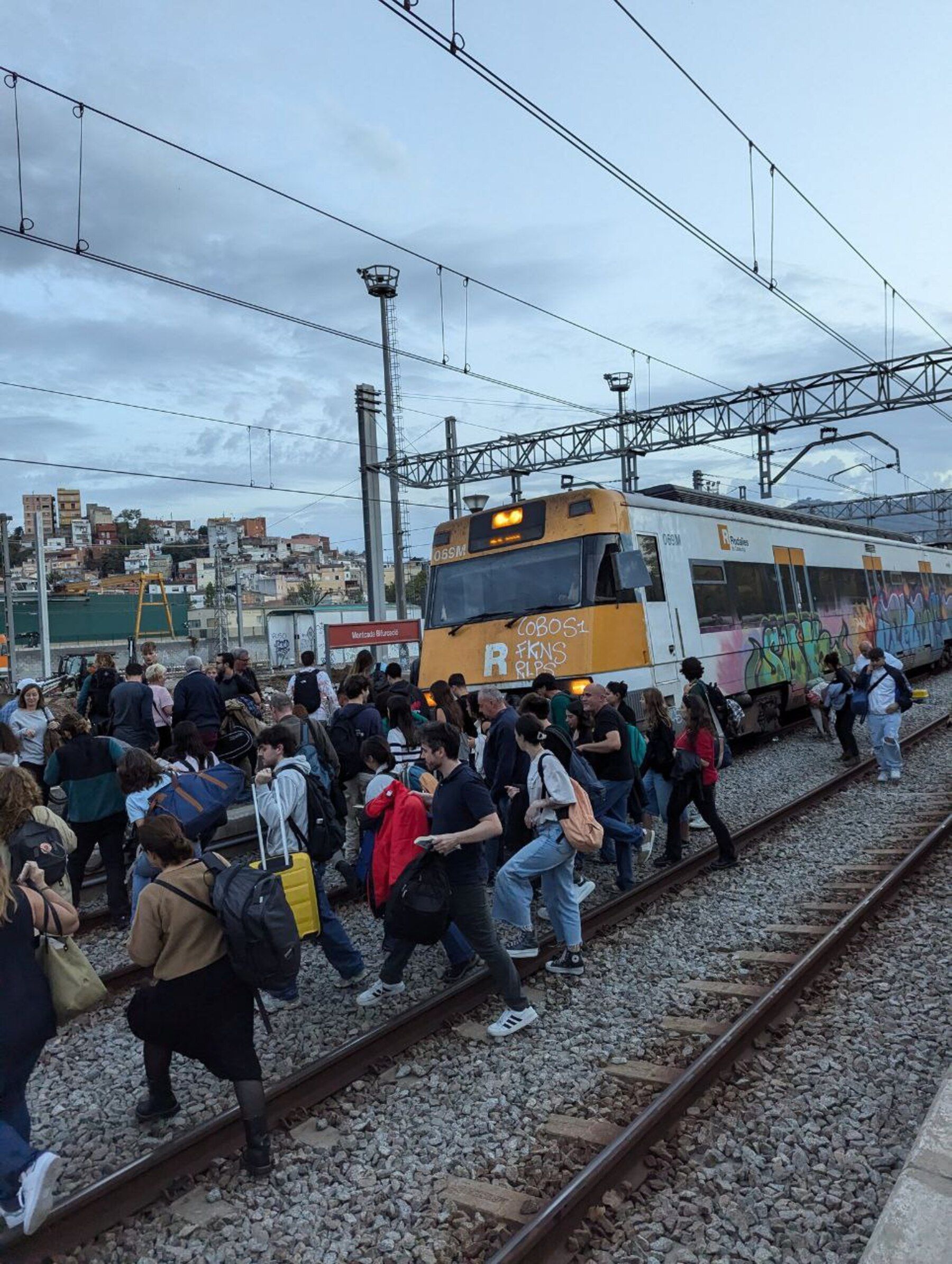 Foto: Afectats Rodalies