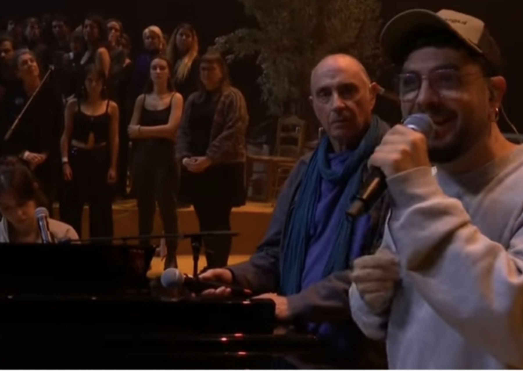 El cor Al-Balad, Gemma Humet, Lluís Llach i Alguer Miquel