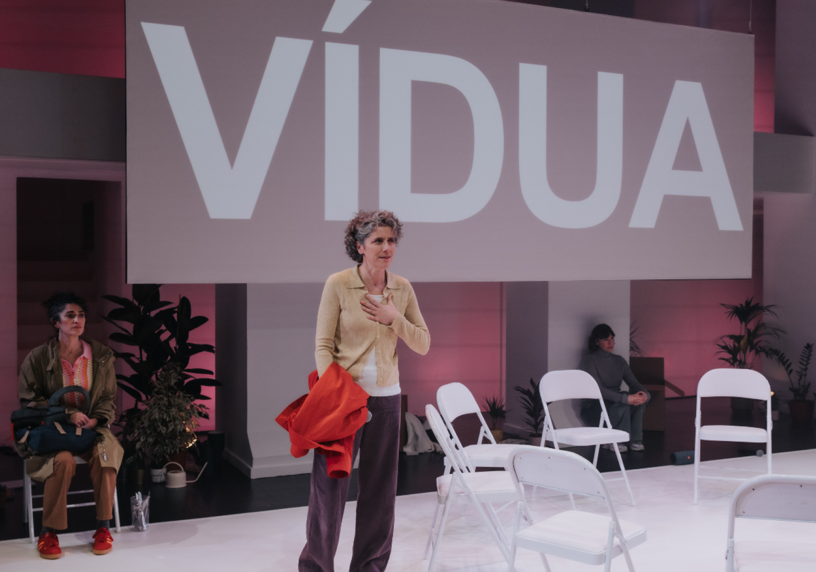 L'obra "Els objectes flotants (després de la tempesta)"