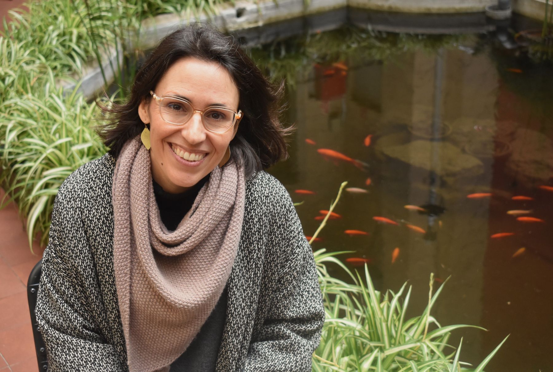 Eva Baltasar, autora de "Peixos", a l'Ateneu Barcelonès. Foto: Gemma Ventura.