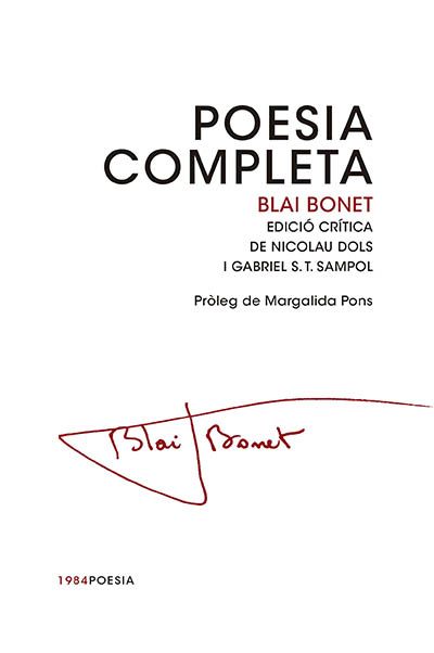 "poesia completa. blai bonet"