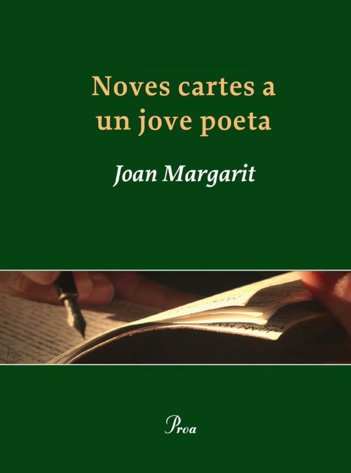 "Noves cartes a un jove poeta"