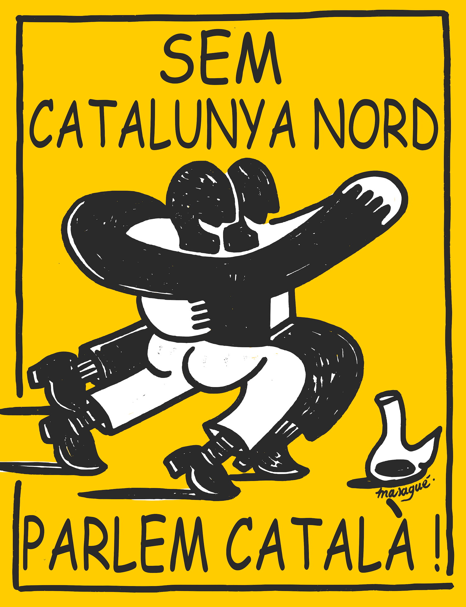 Sem Catalunya Nord, un adhesiu de Masagué Sem Catalunya Nord, un adhesiu de Masagué