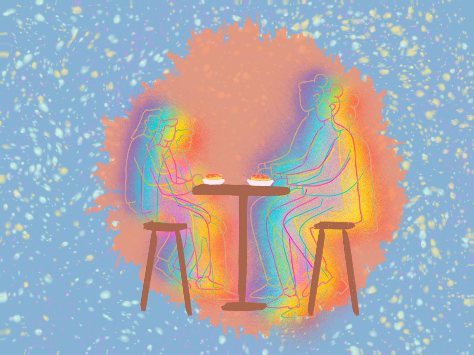 «Sí, no, bé, nye». Il·lustració: Jack van Campen «Sí, no, bé, nye». Il·lustració: Jack van Campen