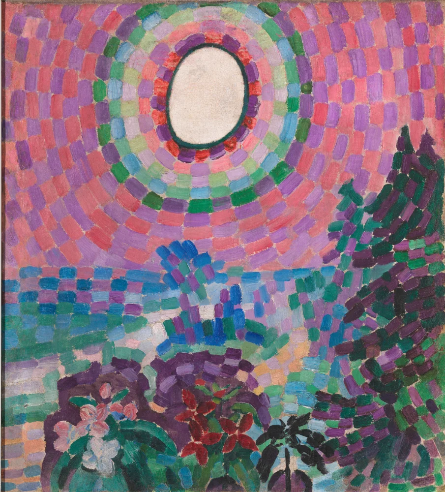 ROBERT DELAUNAY Paysage au disque ROBERT DELAUNAY Paysage au disque