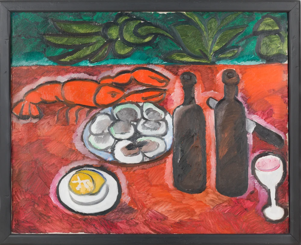 NATÀLIA GONTXAROVA Nature morte au homard NATÀLIA GONTXAROVA Nature morte au homard