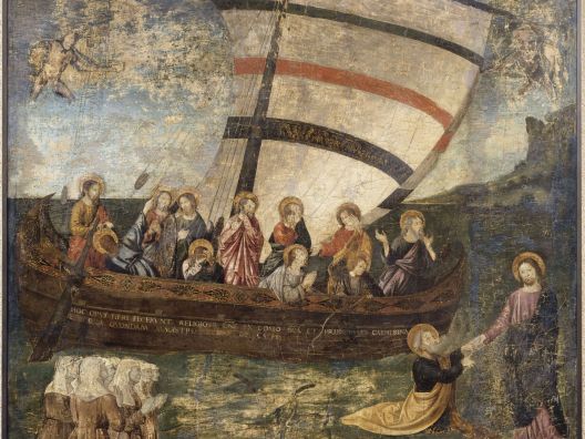 Antoniazzo Romano. La Navicella di Giotto, s. XV. Avignon, Musée du Petit Palais. © GrandPalaisRmnRené Gabriel Ojeda 