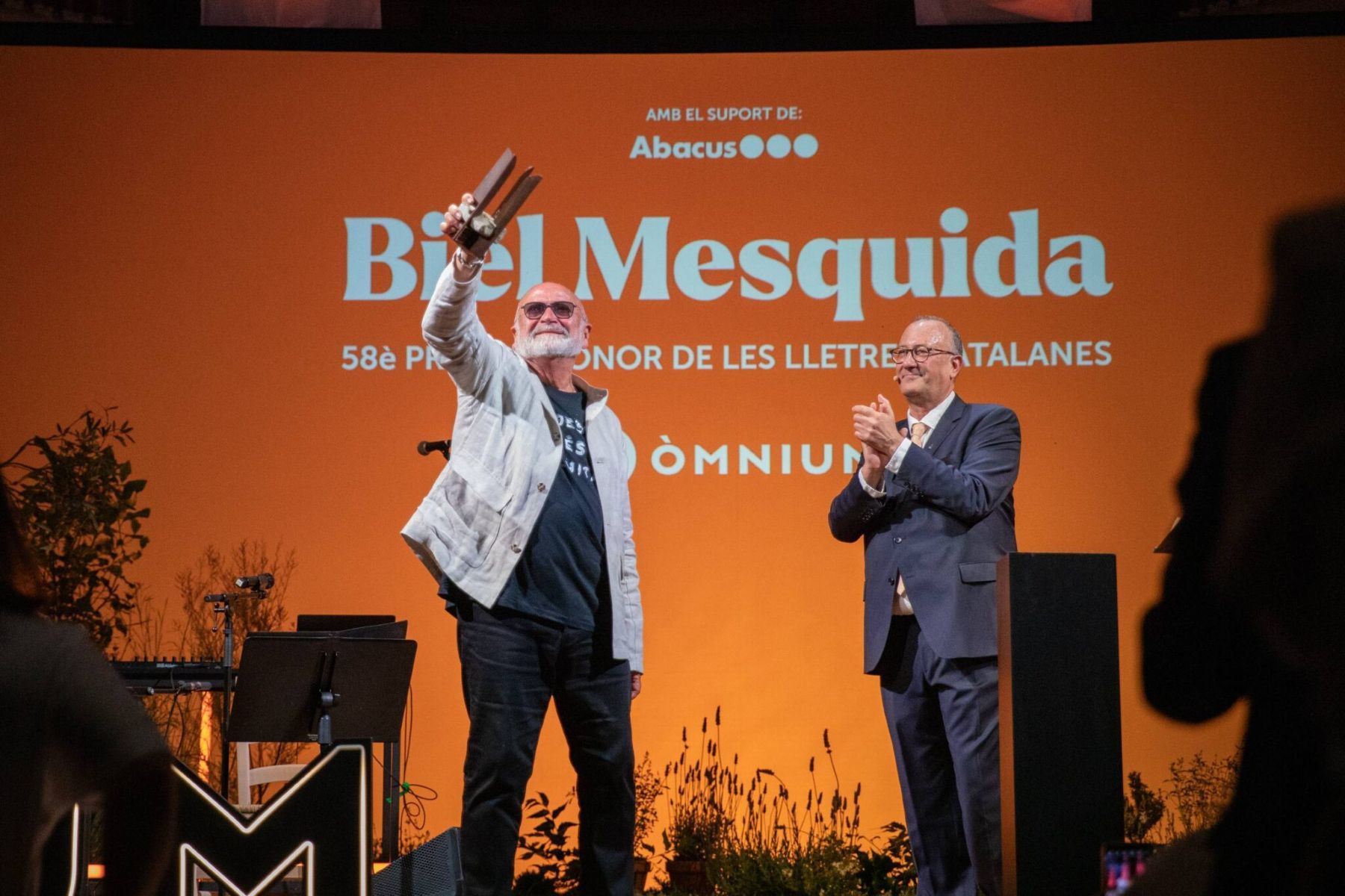 Biel Mesquida. Foto: Òmnium Cultural