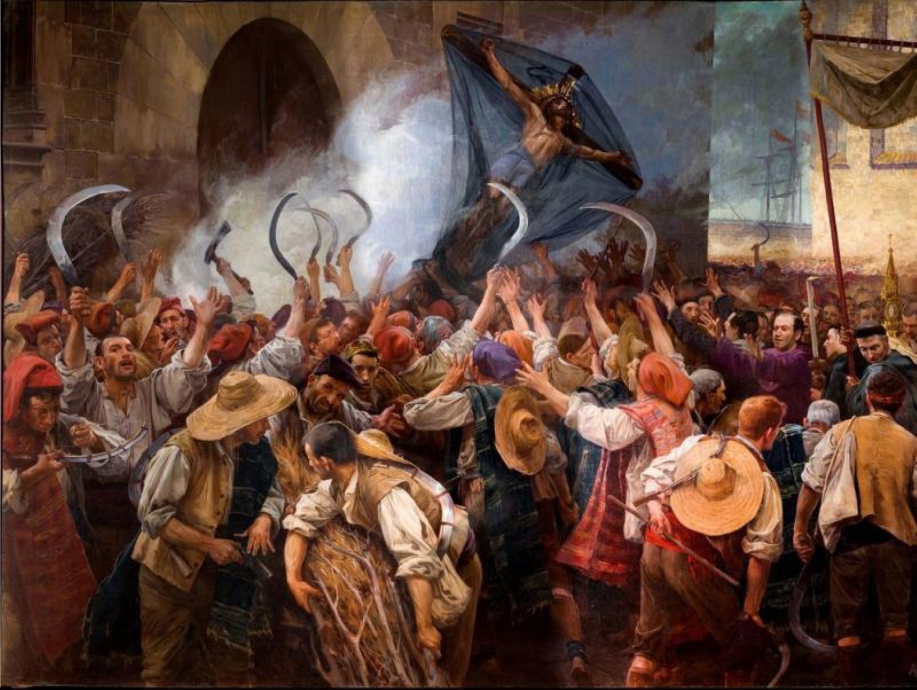 ‘Corpus de Sang a Barcelona’, oli d’Antoni Estruch