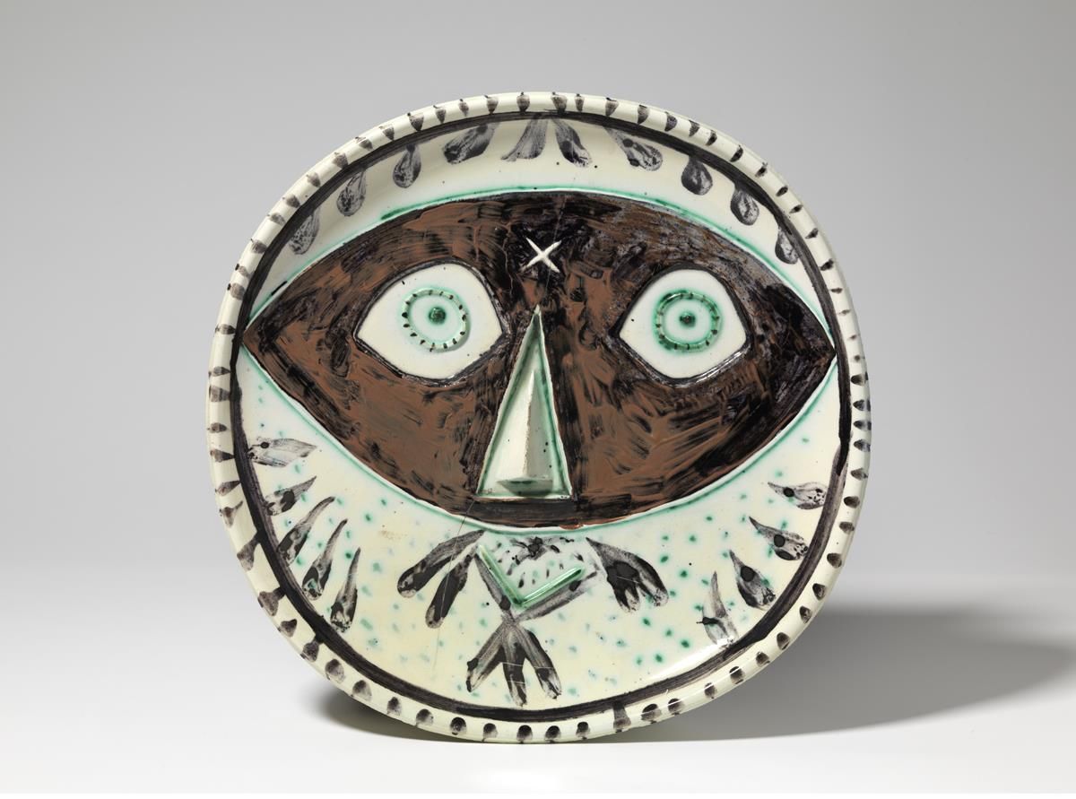 Pablo Picasso, Màscara negra. Canes, 1956